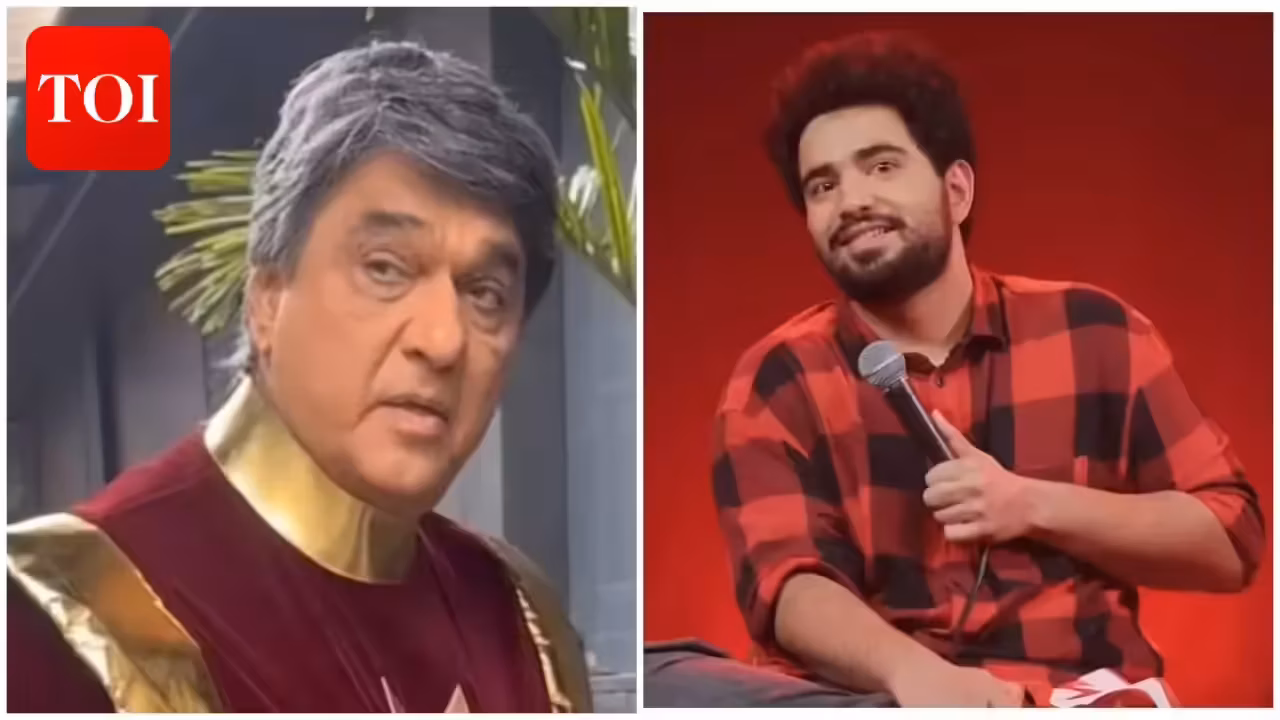 मुकेश खन्ना ने तीखा हमला बोलते हुए समय रैना को 'कुत्ते की दम' कहा