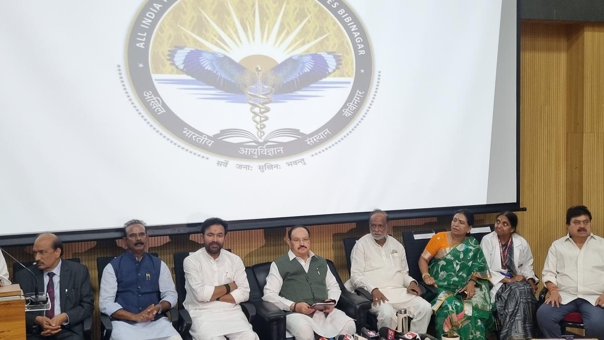 जेपी नड्डा का कहना है कि बीबीनगर एम्स दिसंबर तक पूरी तरह से चालू हो जाएगा, निर्माण कार्य 87% पूरा हो जाएगा