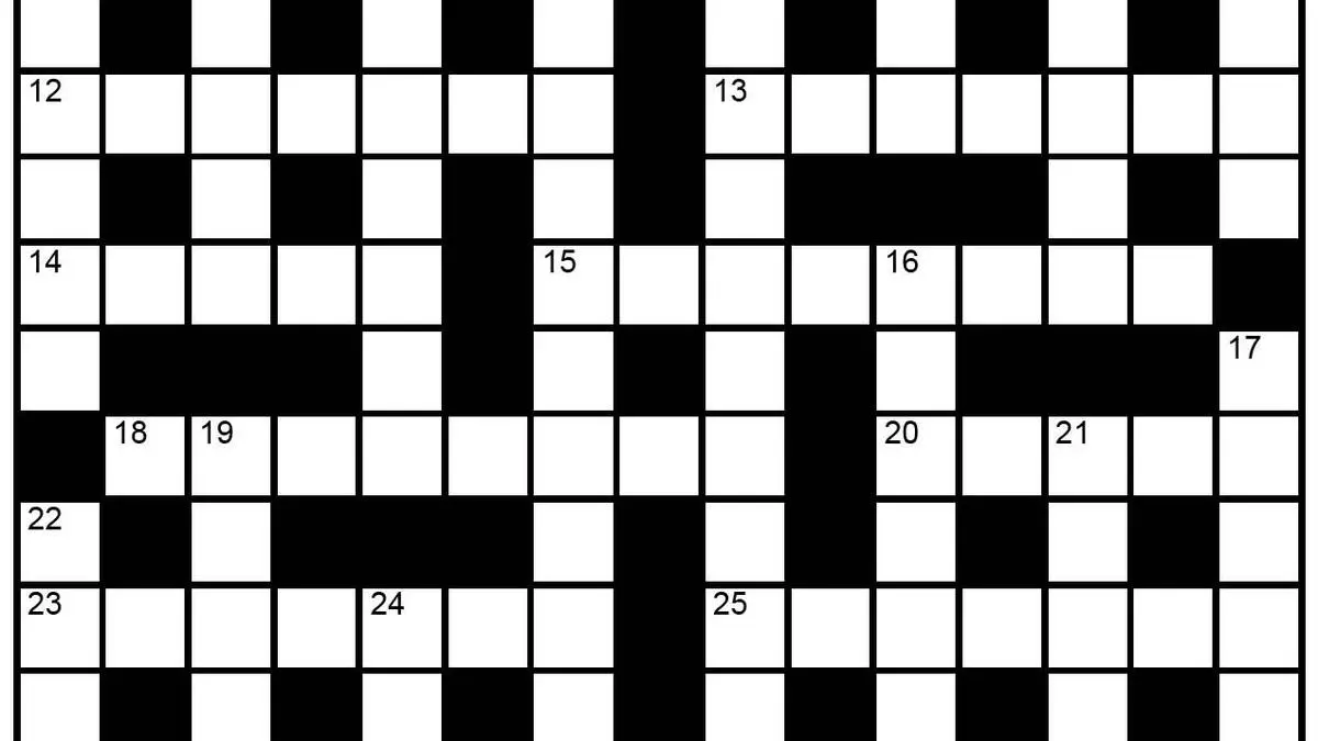 द हिंदू संडे क्रॉसवर्ड नं. 51